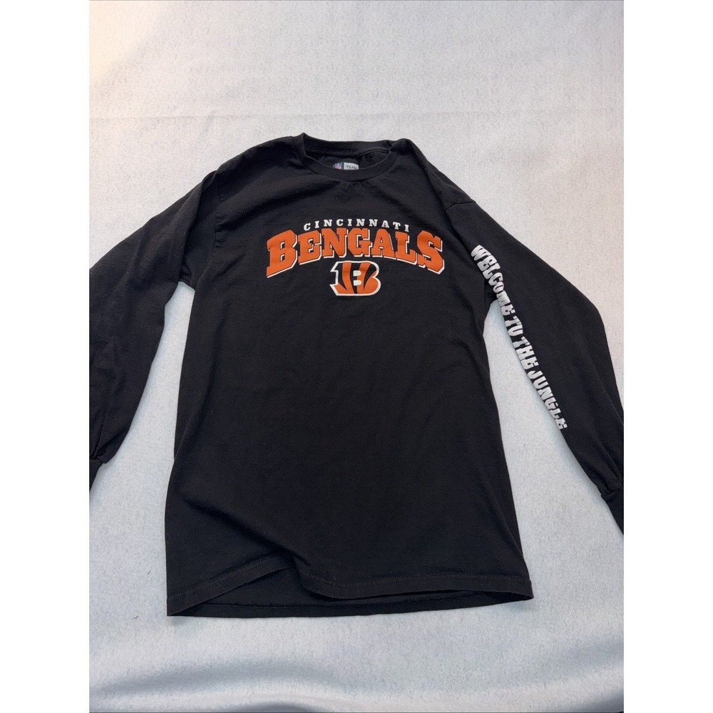 NFL Cincinnati‎ Bengals Men's Long Sleeve Cotton Shirt Size Medium